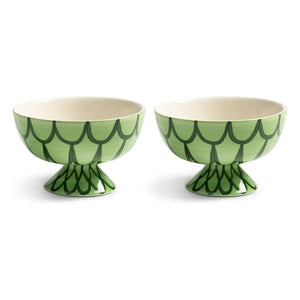&Klevering - Sirenas Kaseler - Juego de 2 | Verde