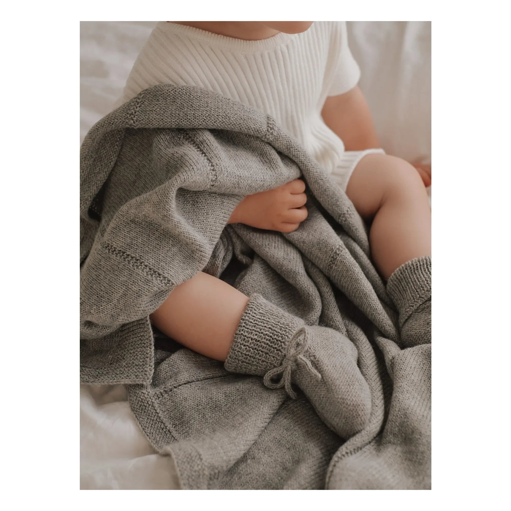 Main Sauvage - Zapatillas de alpaca | Gris