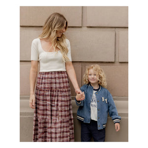 Rylee + Cru - Bomber Varsity Mini | Vaquero