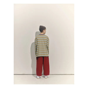Main Story - Pantalones anchos de fibras recicladas | Rojo