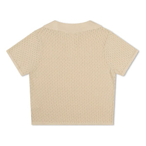 Matona - Polo de algodón orgánico con calado | Crema