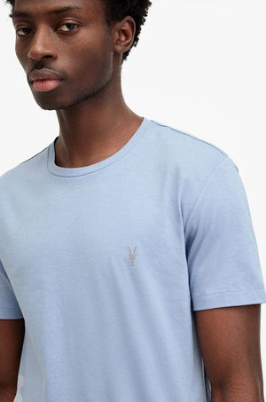 AllSaints - Camiseta Tonic de manga corta con cuello redondo