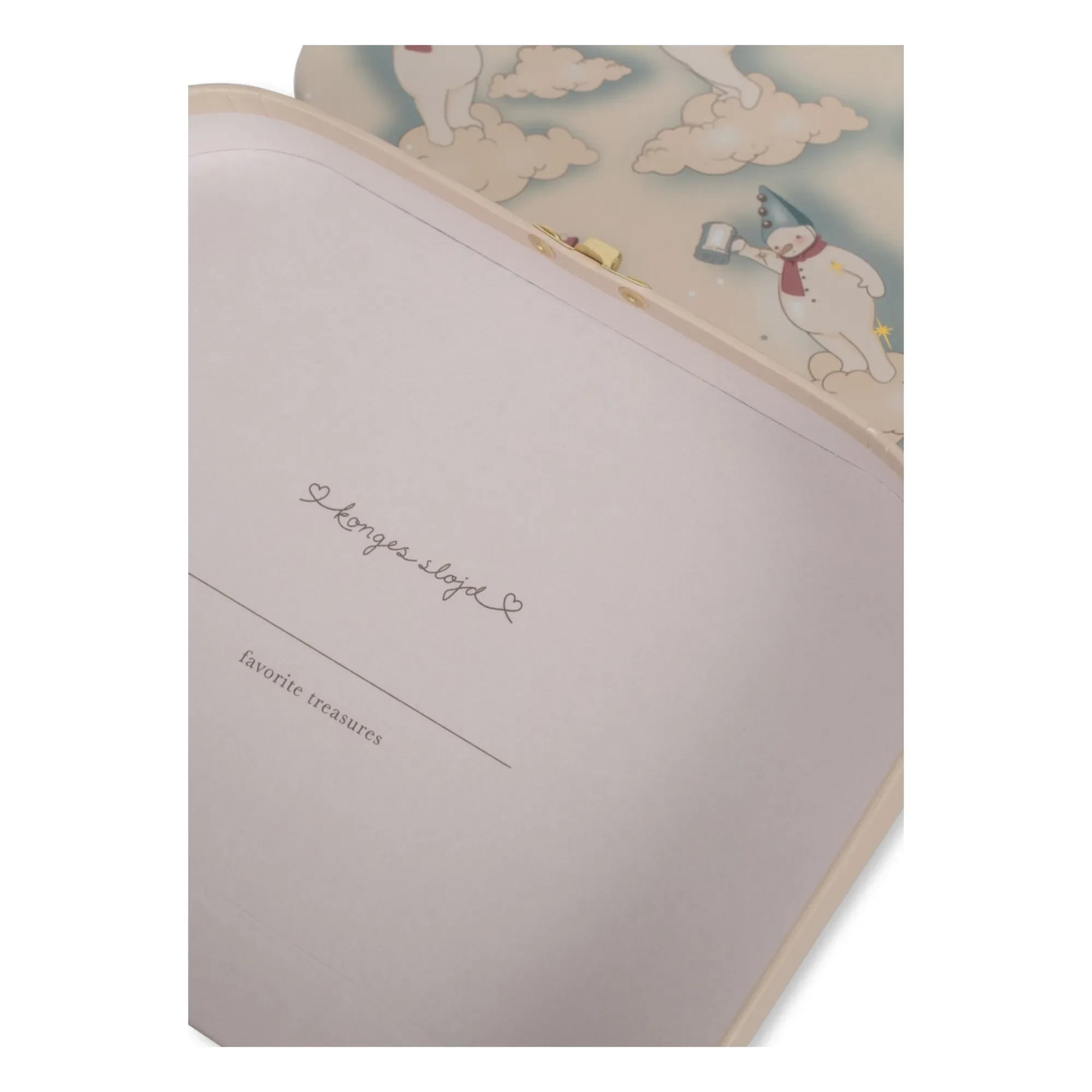 Konges Sløjd - Que nieve pequeñas maletas de cartón - Set de 2 | Beige