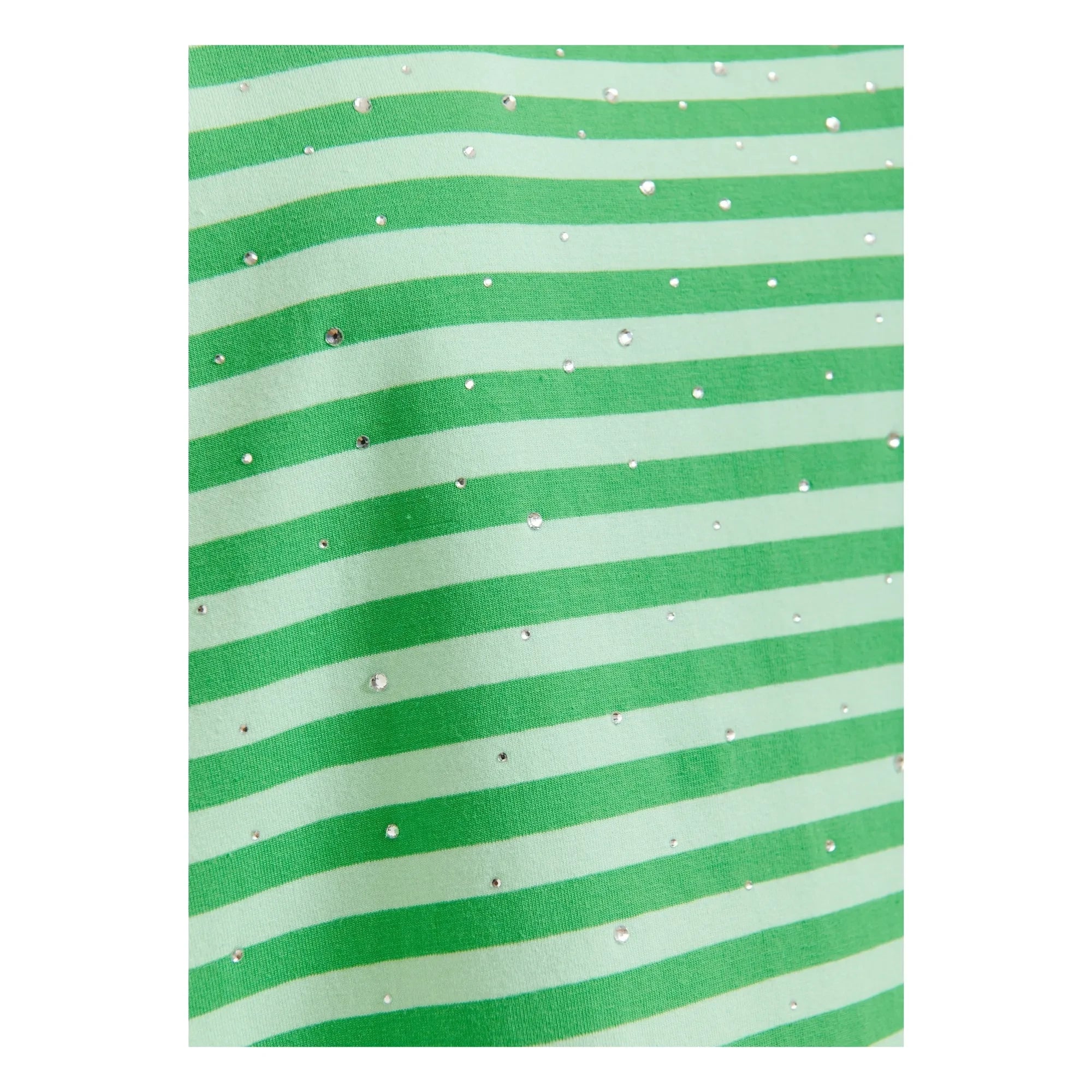 Essentiel Antwerp - Camiseta de rayas con cuentas Joste | Verde