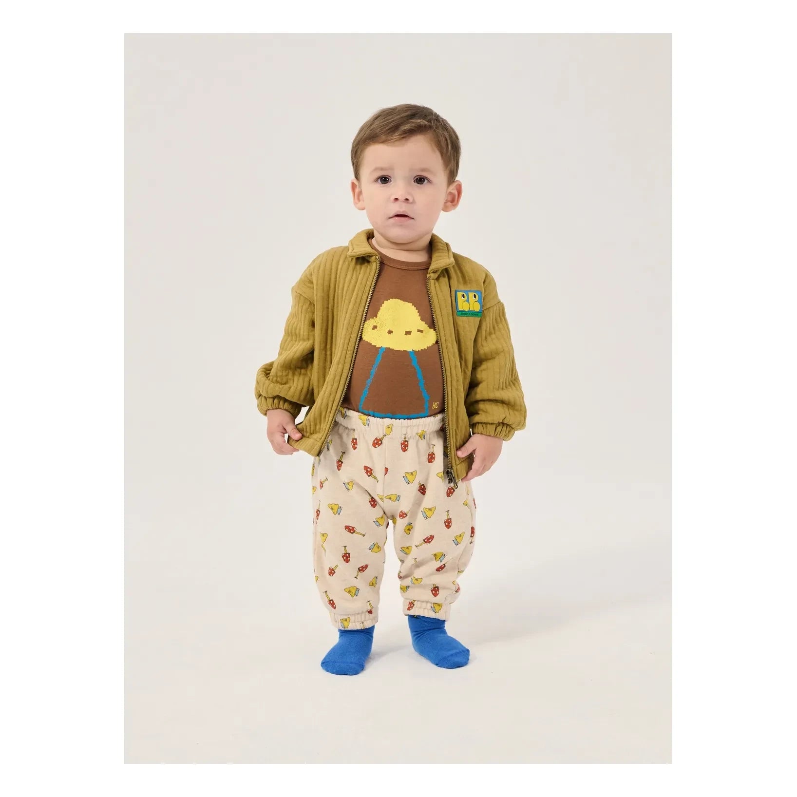 Bobo Choses - Organik Pamuklu Bebek Mantar Jogger | Ekru