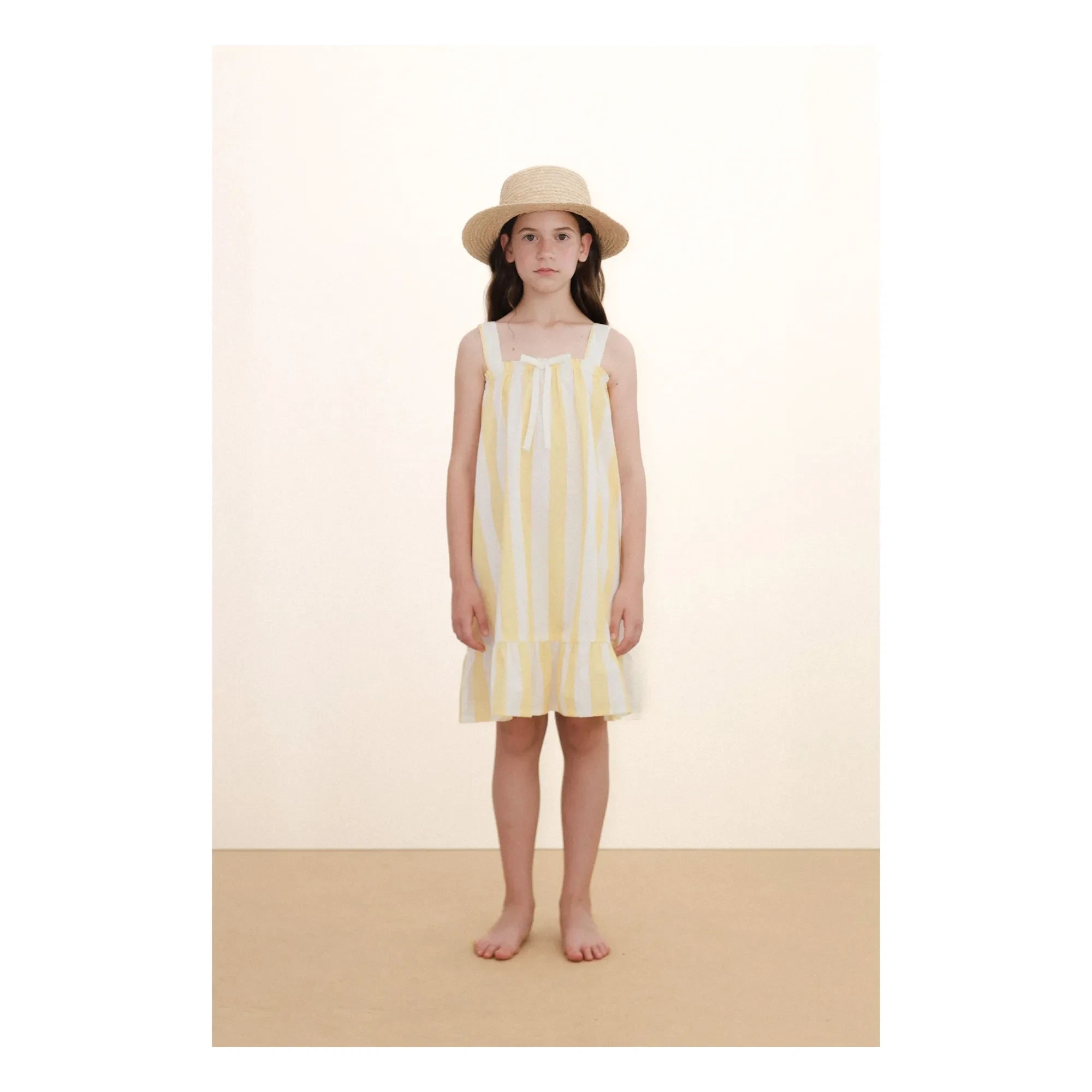 Tinycottons - Vestido Rayado | Amarillo
