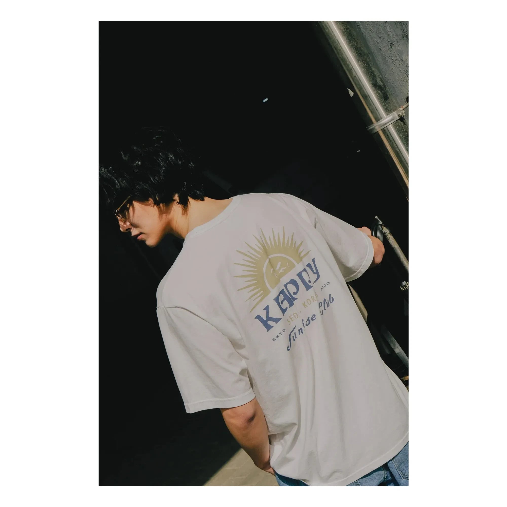 Kappy - Camiseta Sunny Wink | Blanco