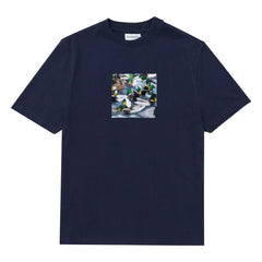 Edmmond Studios - Camiseta de algodón Duck Lake | Azul oscuro