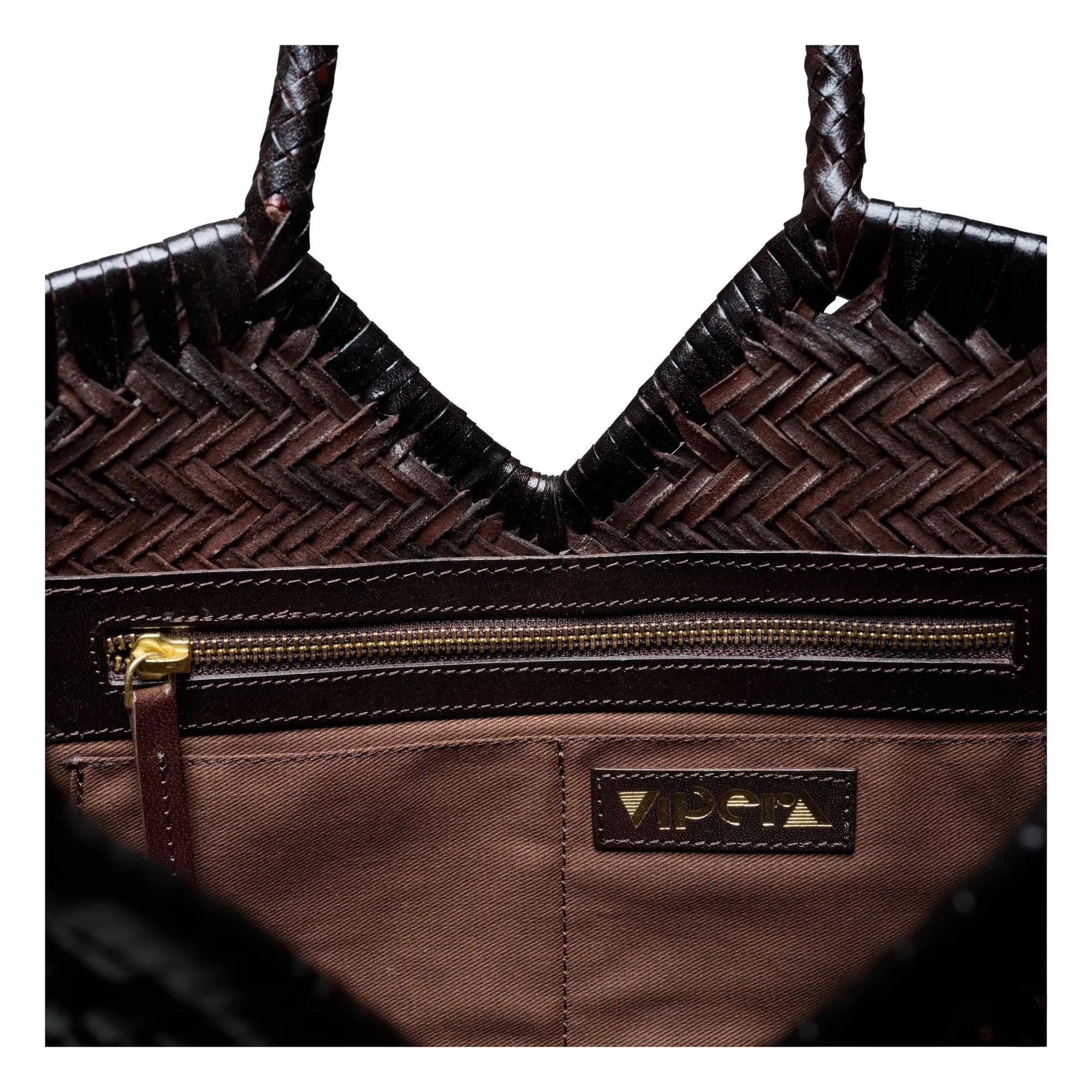 Vipera - Bolso de cuero Monet | Chocolate