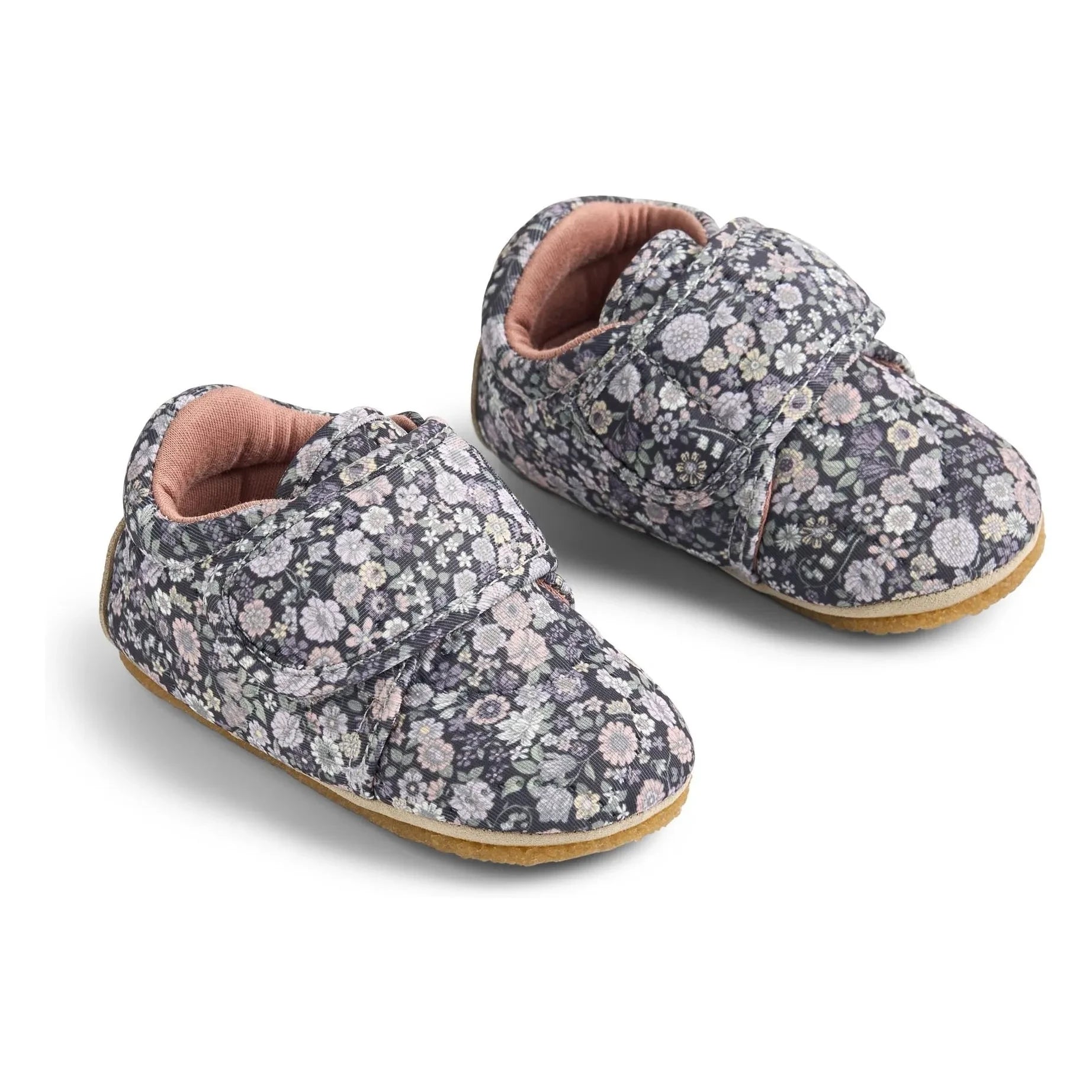 Wheat - Sasha Zapatillas florales Fibras recicladas | Gris oscuro