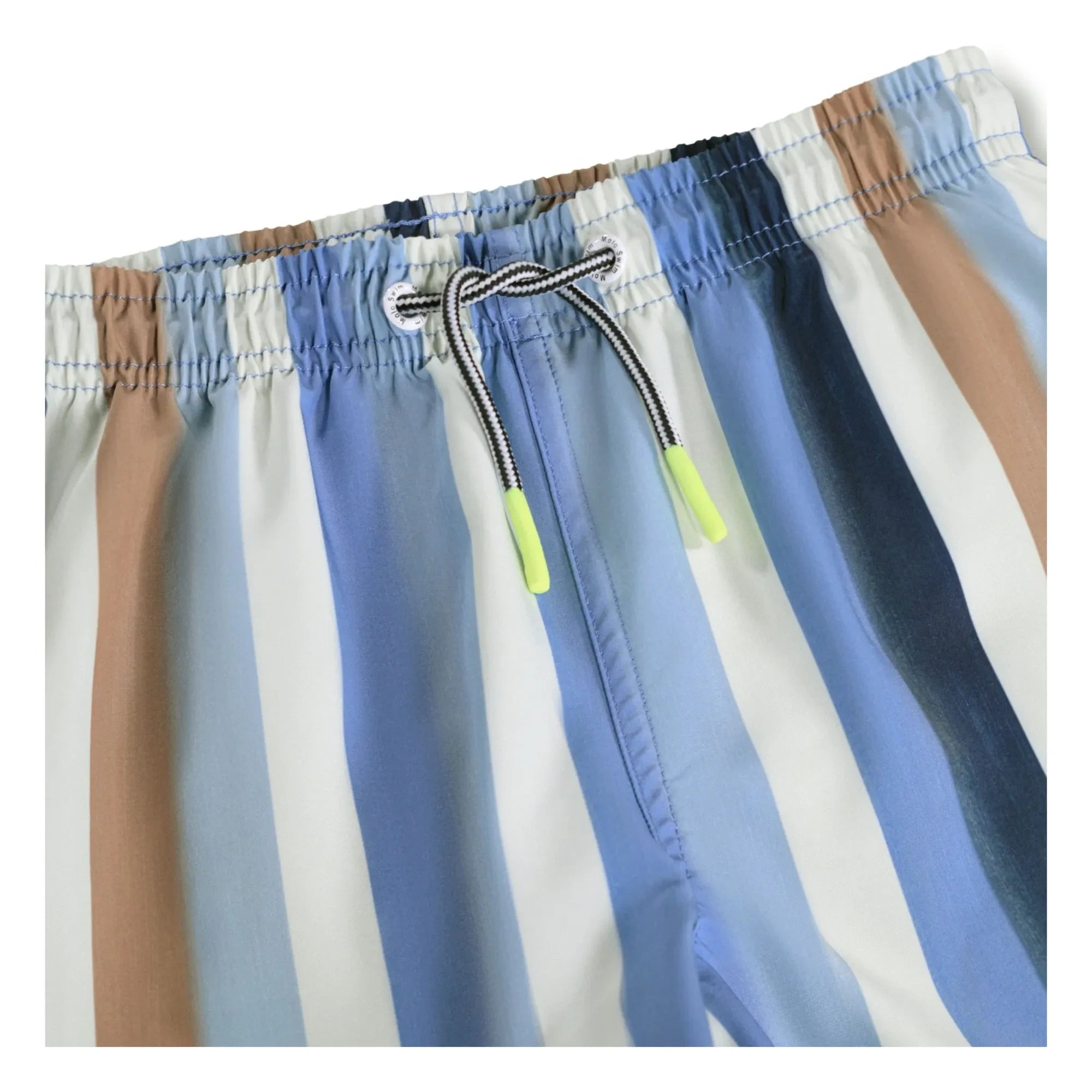 Molo - Niko Traje de Baño a Rayas de Fibra Reciclada | Azul