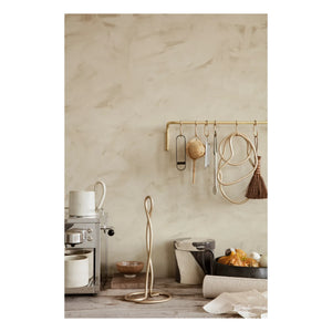 Ferm Living - Portarrollos de Cocina Curvature | Oro