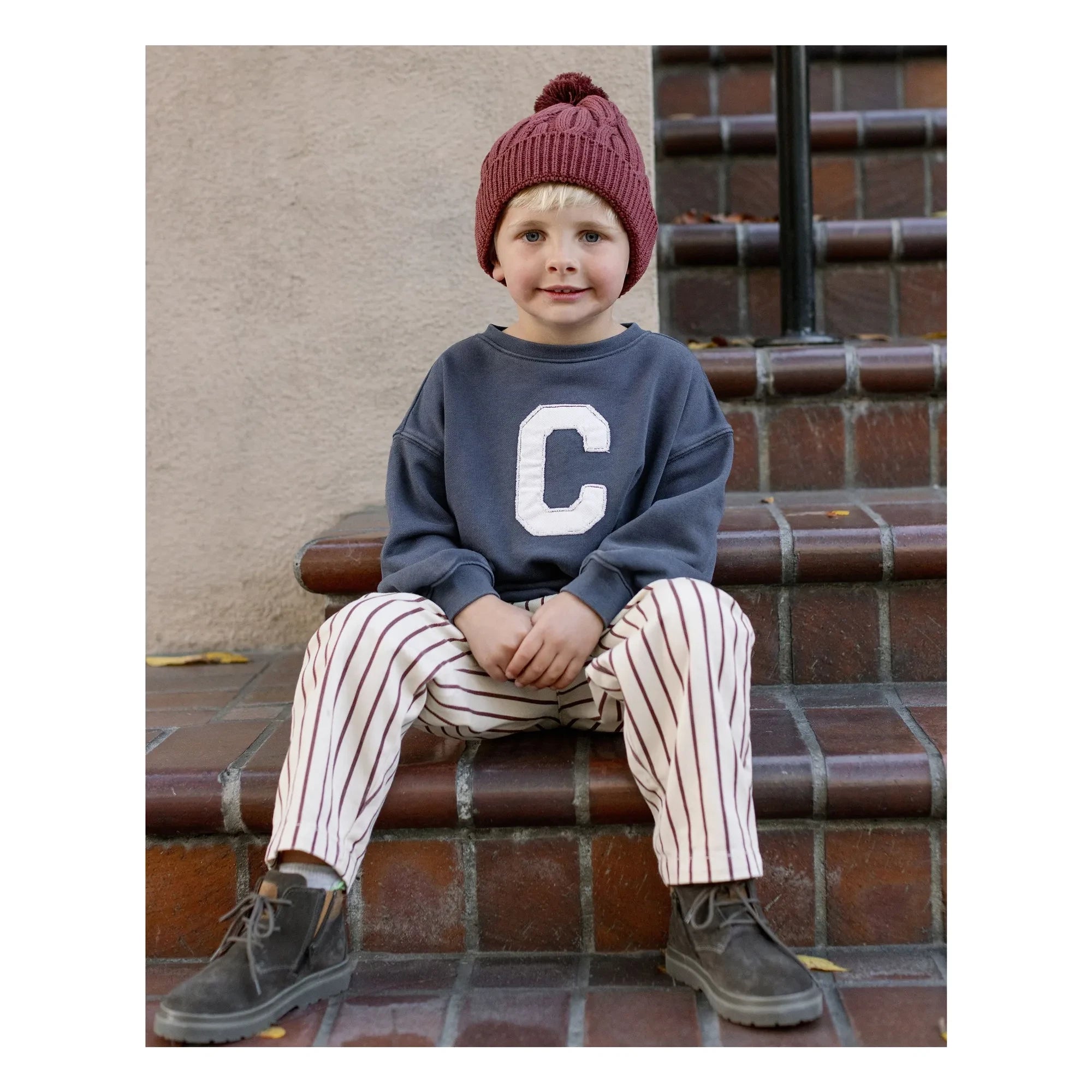 Rylee + Cru - Pantalones cargo a rayas | Crudo