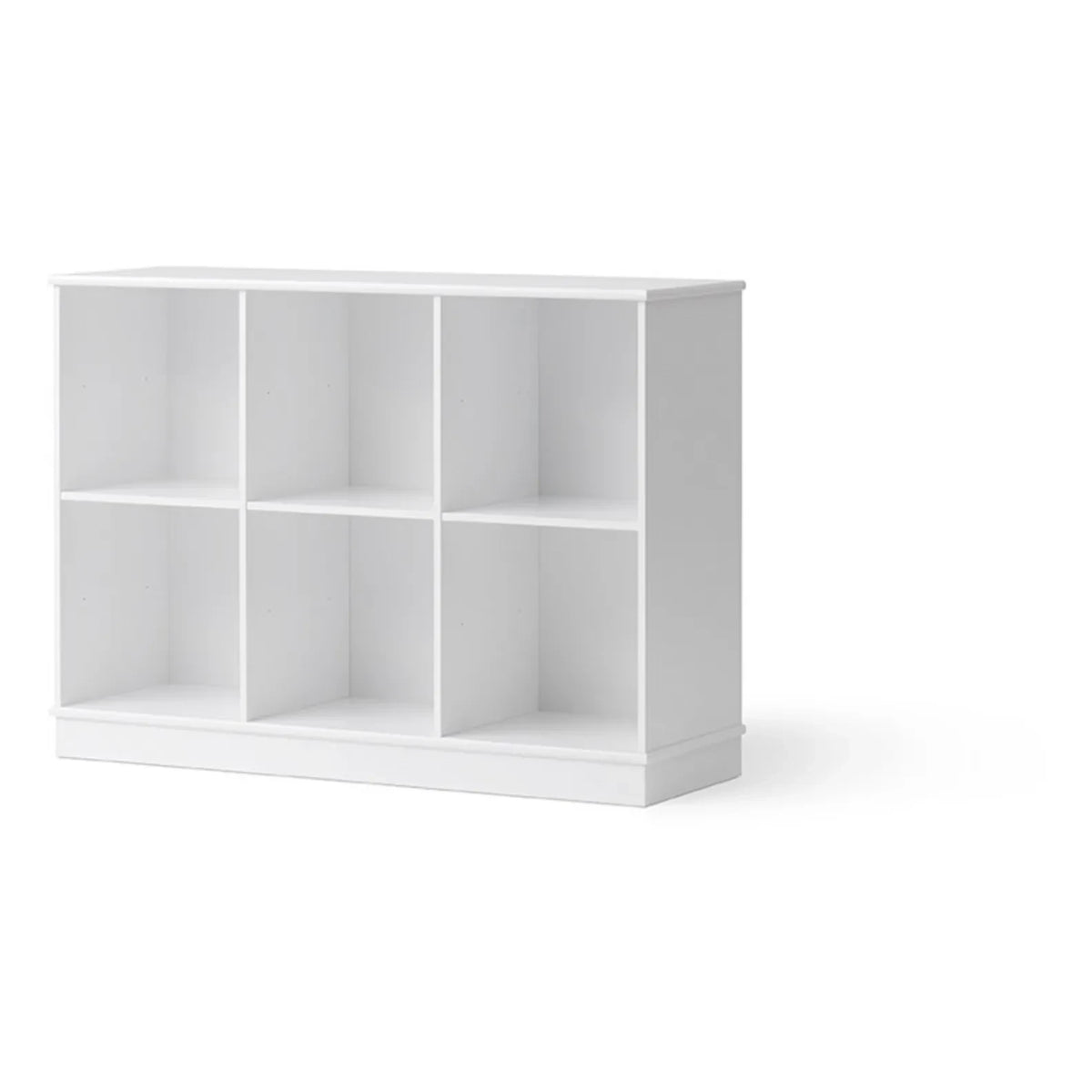Oliver Furniture - Estantería de madera 3x2 | Blanca