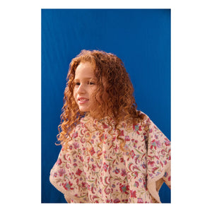 Louise Misha - Poncho de baño Mael de algodón orgánico | Crema