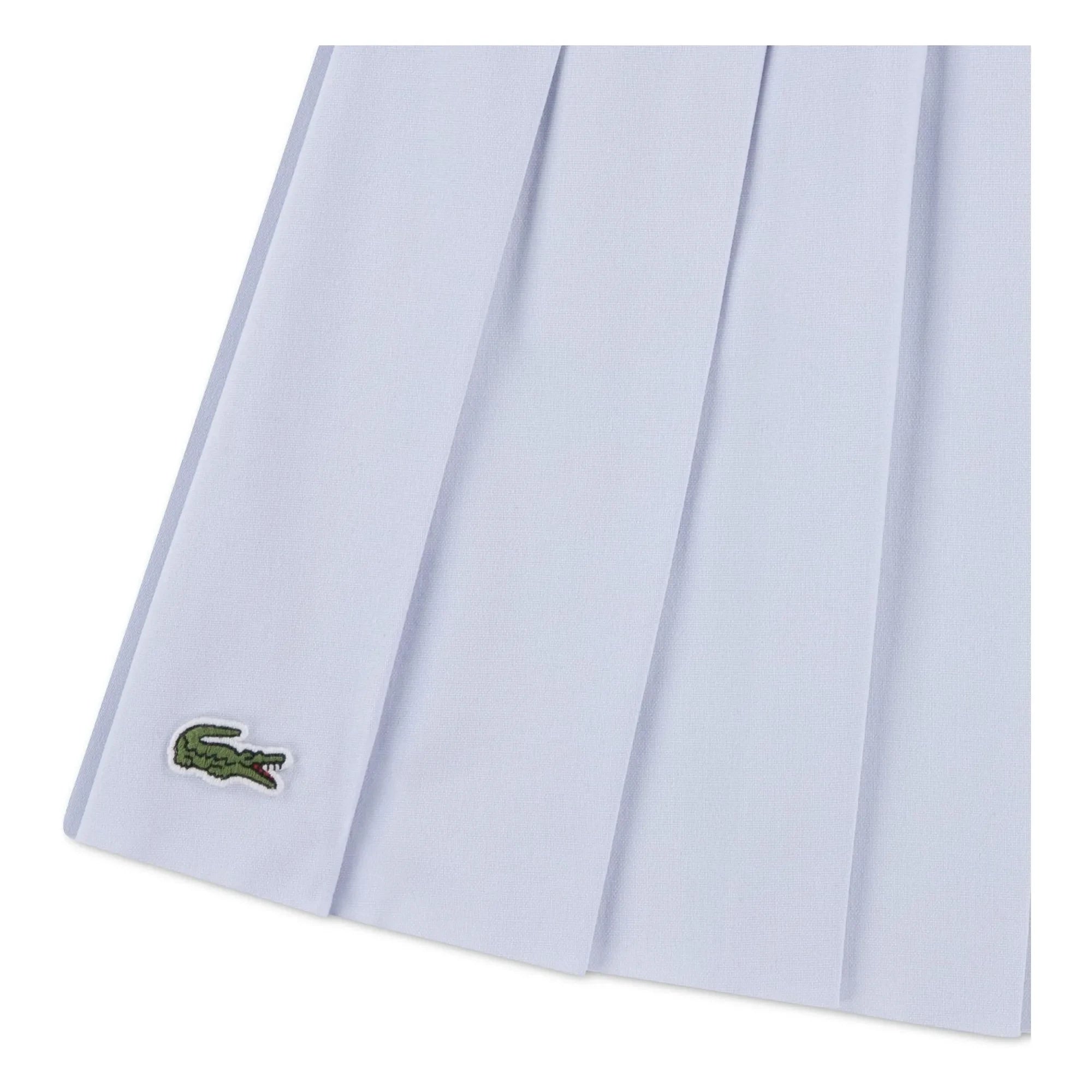 Lacoste - Falda plisada de fibra reciclada | Azul claro