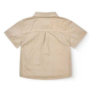 Copenhagen Colors - Camisa Safari de sarga de algodón orgánico | Beige