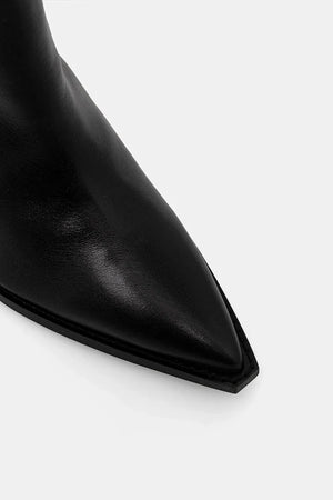 Botín de piel AllSaints Reina Zip