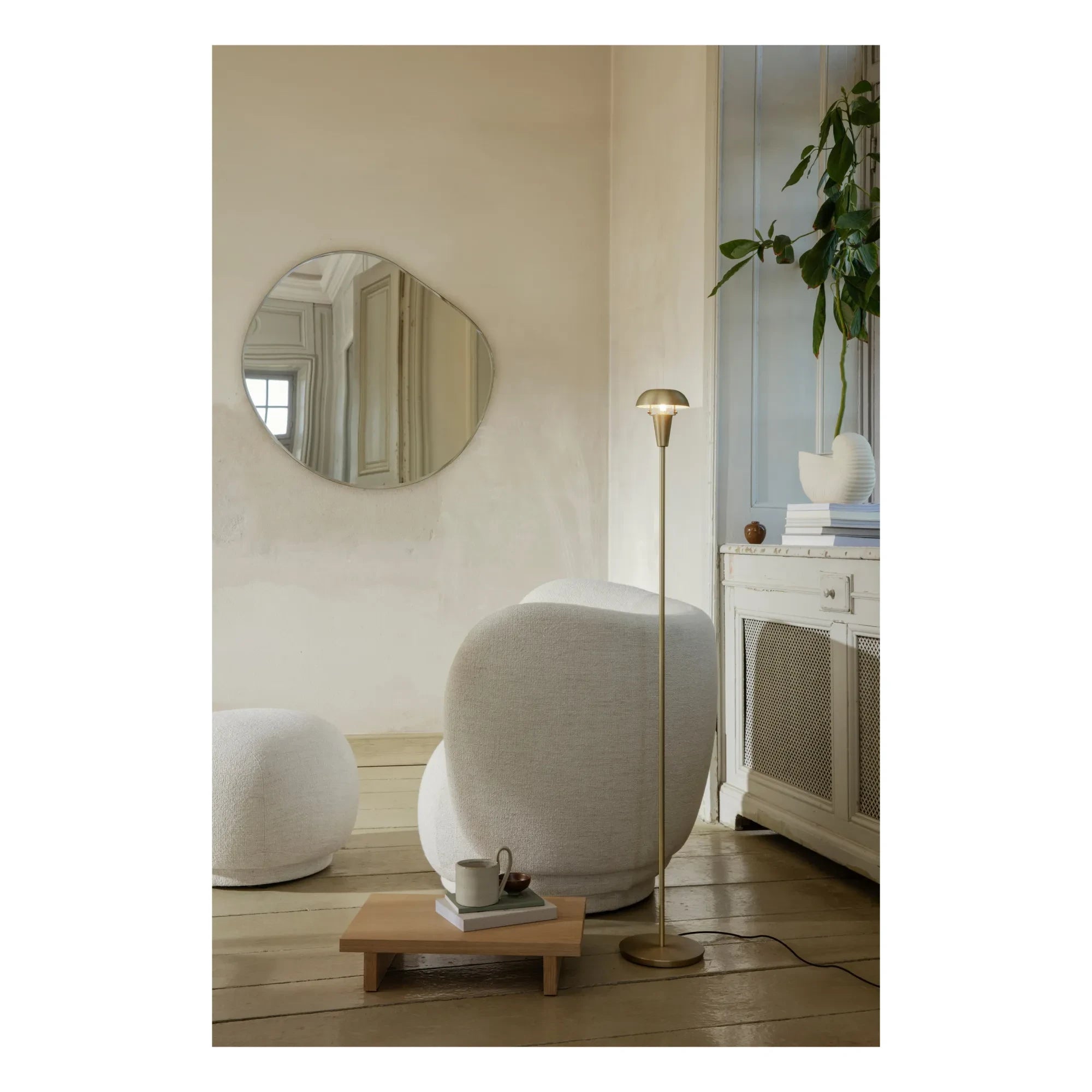 Ferm Living - Espejo Pond | Blanco