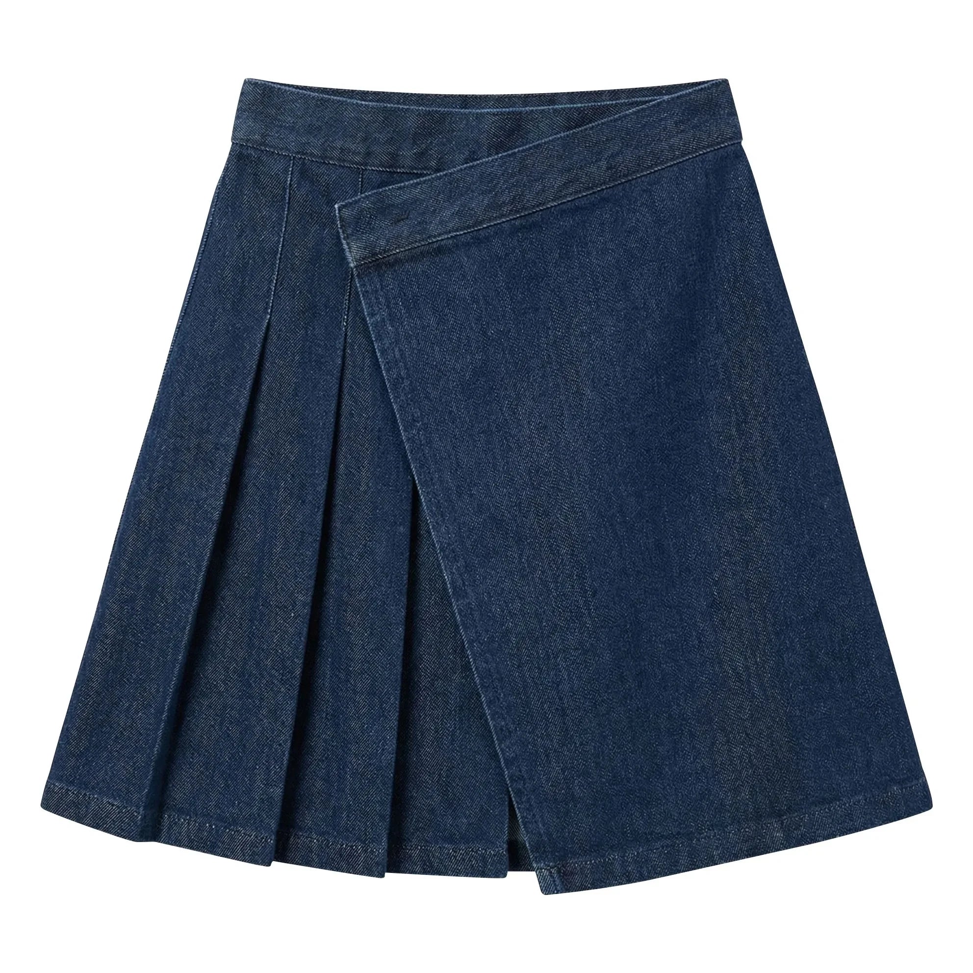 Finger in the nose - Falda vaquera asimétrica Sterling | Denim bruto