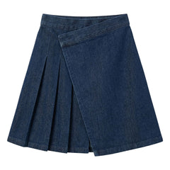 Finger in the nose - Falda vaquera asimétrica Sterling | Denim bruto