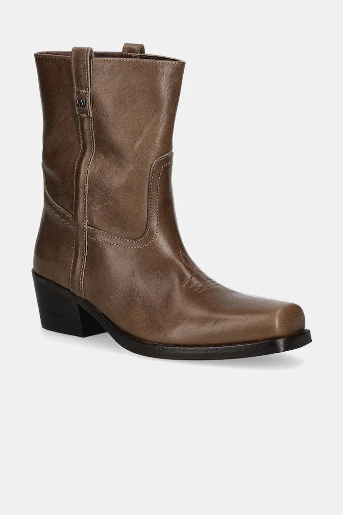 Botines de piel Ranch de Weekend Max Mara
