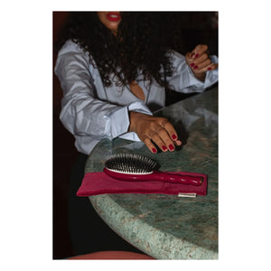La Bonne Brosse - Cepillo L'Indispensable No 02 - Cuidado y Desenredado | Rojo cereza