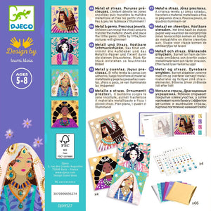 Djeco - Metalik Boyama için Tuval - Precious Setleri