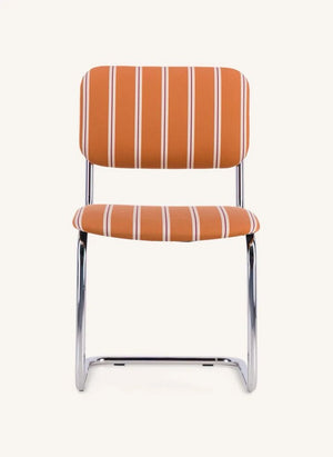 The Socialite Family - Silla Classica con Tela a Rayas | Camel