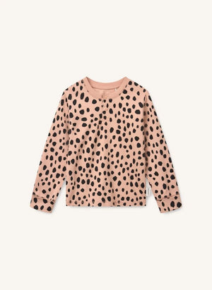 Liewood - Wilhelm Leopardo Pijama de Algodón Orgánico | Rosa