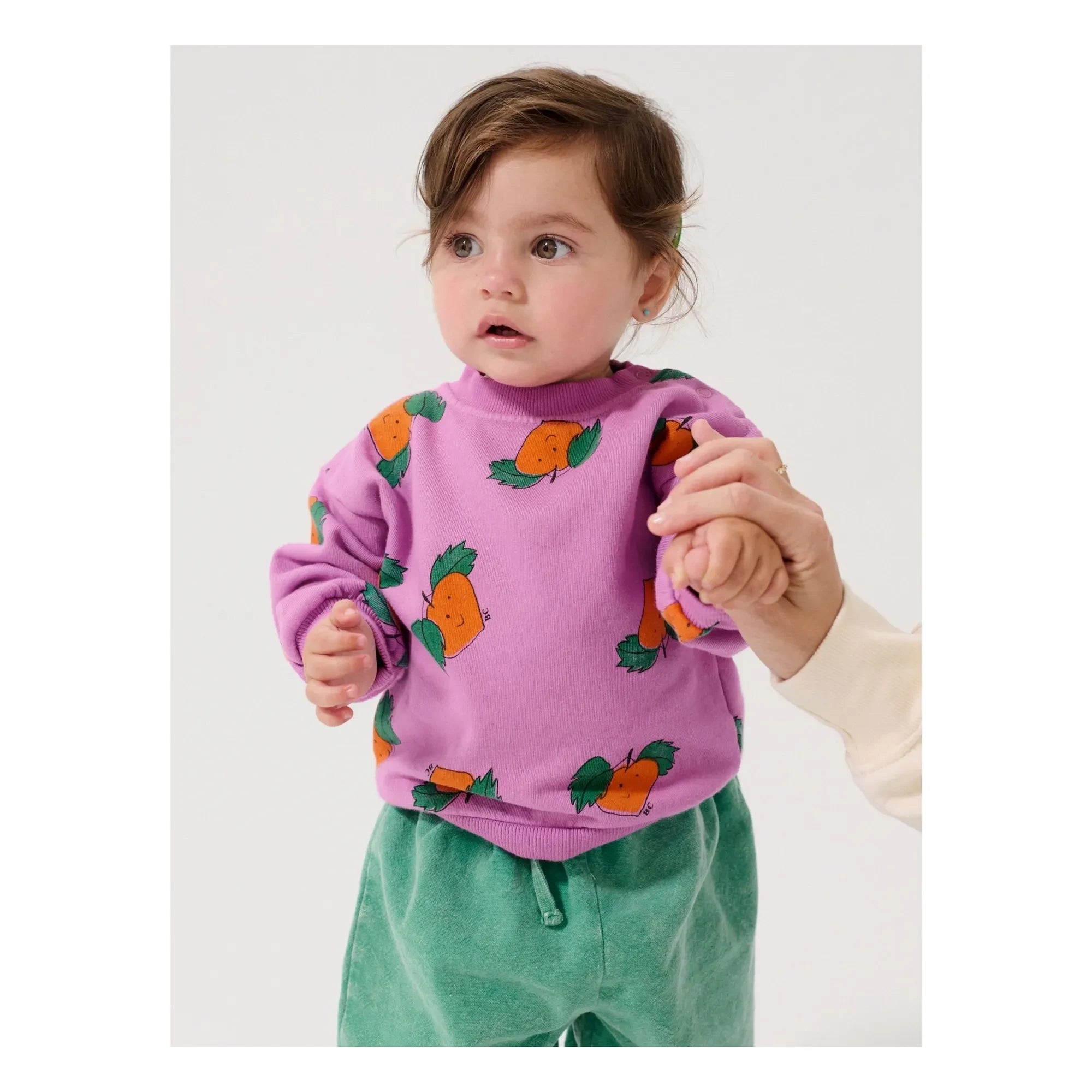 Bobo Choses - Sudadera naranja de algodón orgánico | Morado