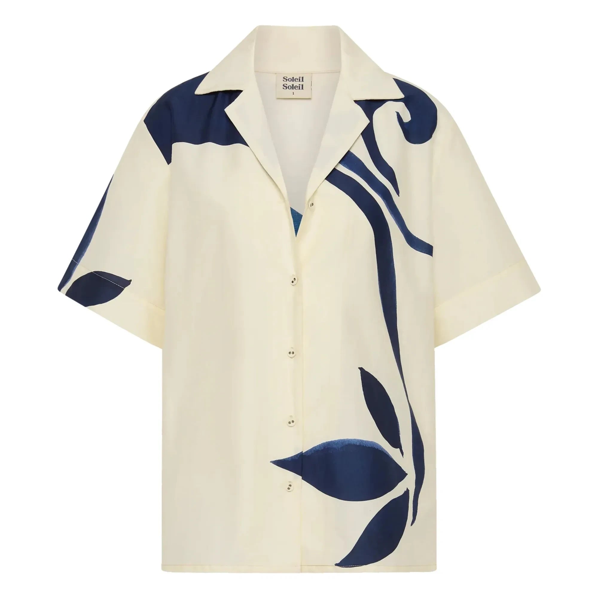 Soleil Soleil - Camisa de seda Margot | Crudo