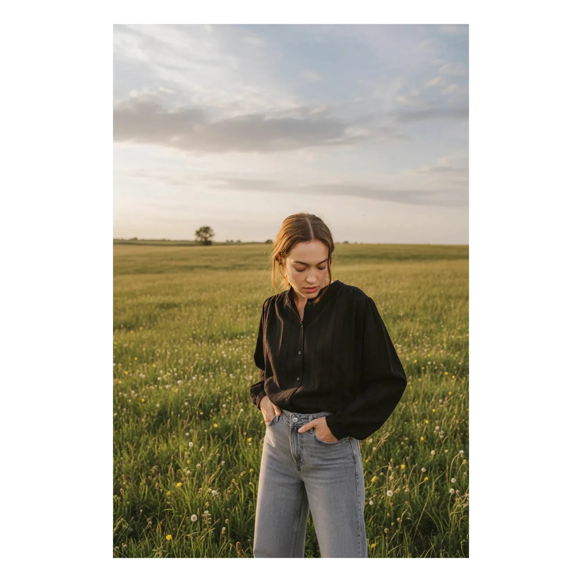 Sacrécoeur - Blusa Gladis Barry | Negro