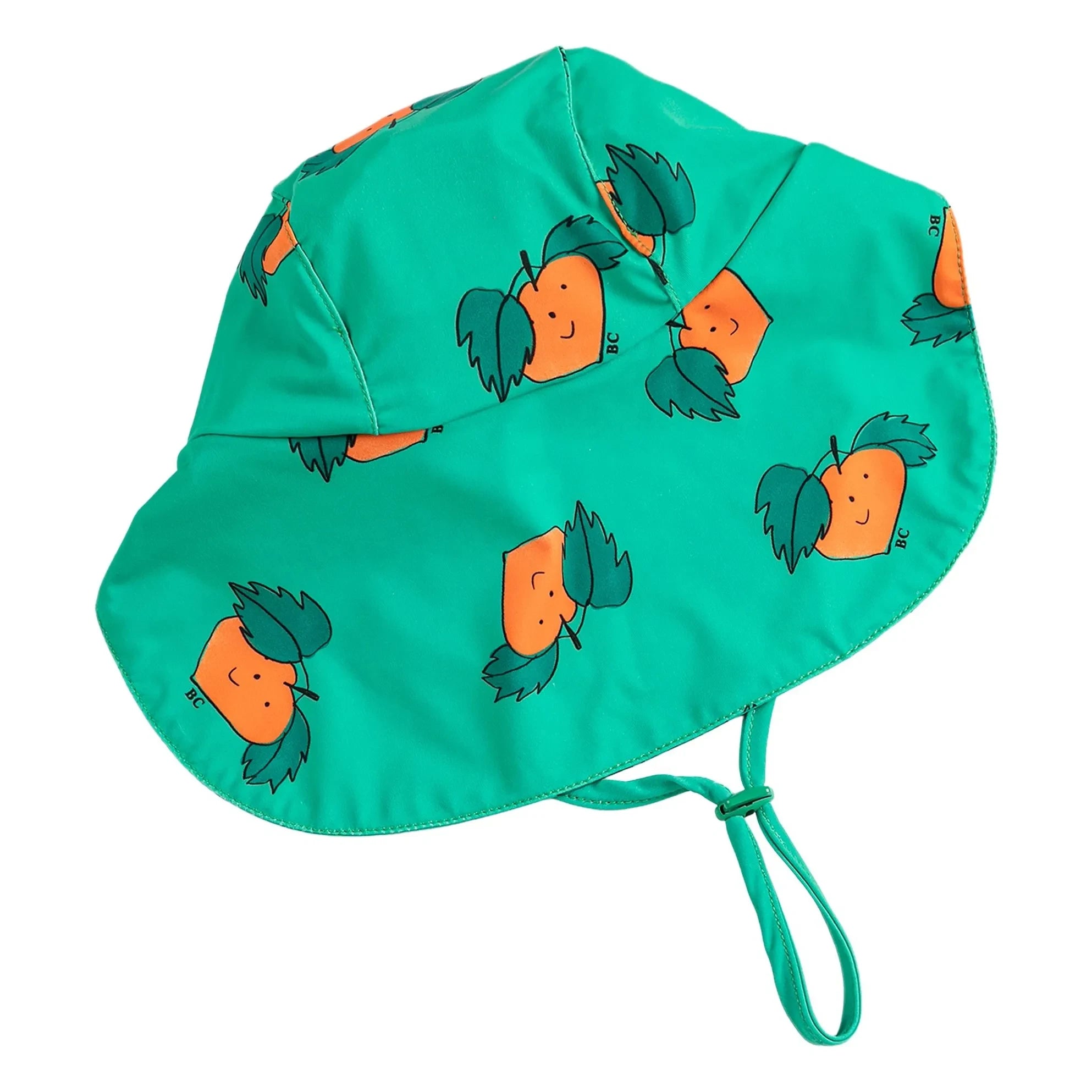 Bobo Choses - Gorro de baño de bebé naranja | Verde