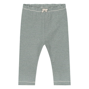 Gray Label - Mallas cortas de algodón orgánico a rayas | Gris azulado