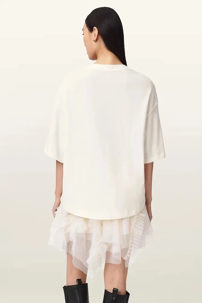 Camiseta extragrande ICON de algodón para mujer de AllSaints