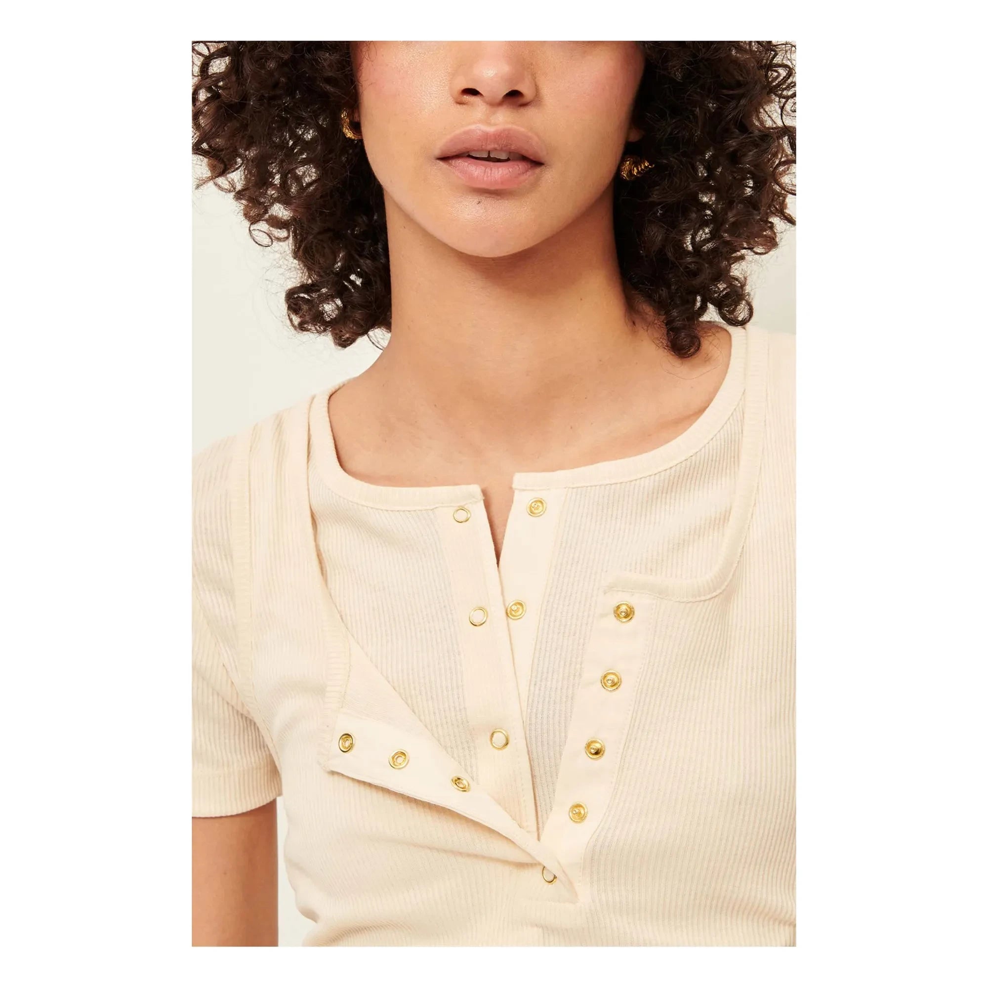 Sessùn - Camargo camiseta de tirantes | Crudo