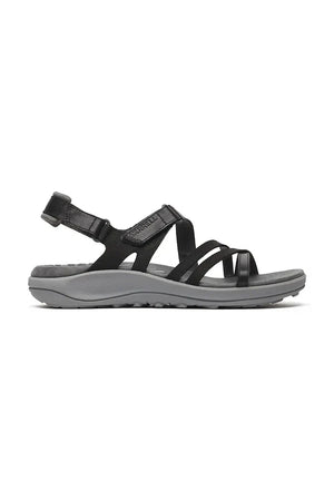 Merrell sandalia de cuero para mujer con talón abierto HARBOR BACKSTRAP