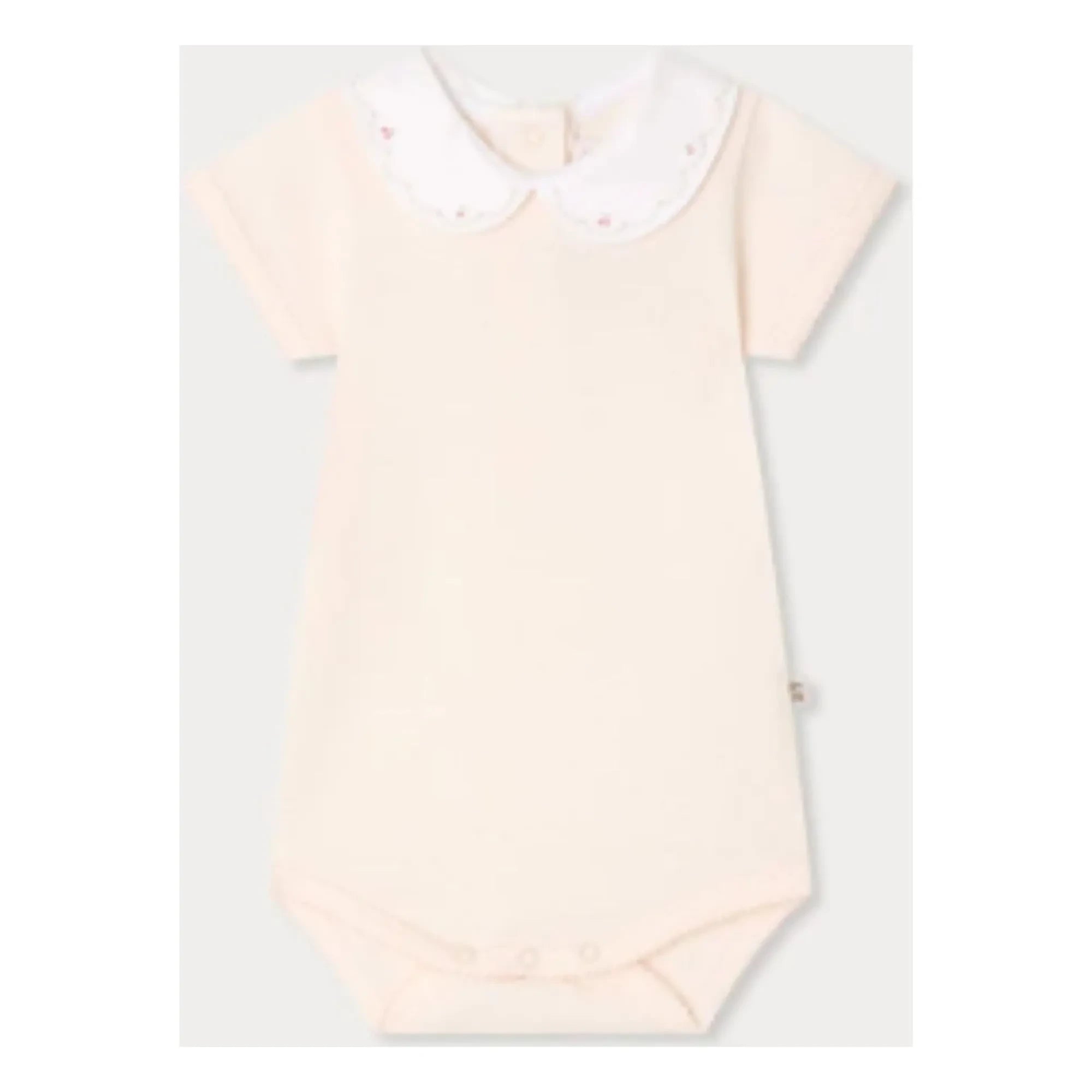 Bonpoint - Body de cisne de algodón orgánico | Rosa empolvado
