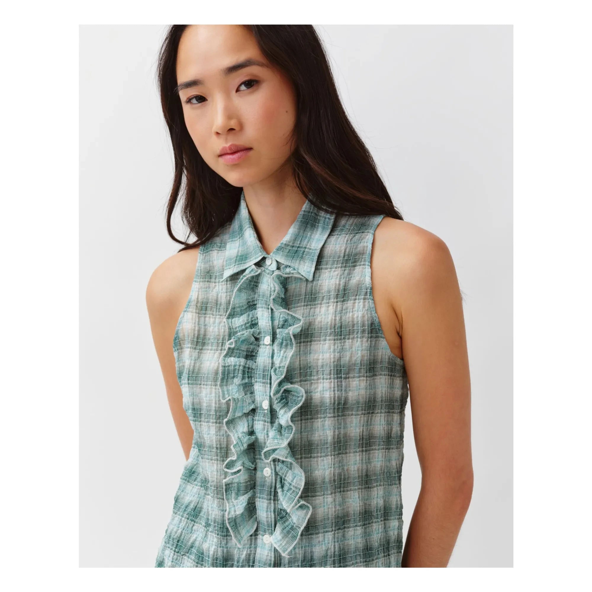 Diega - Camisa Rayada Cheka | Aqua