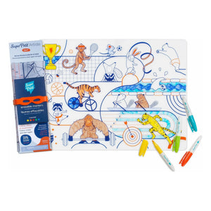 Superpetit - set de 5 rotuladores deportivos para colorear