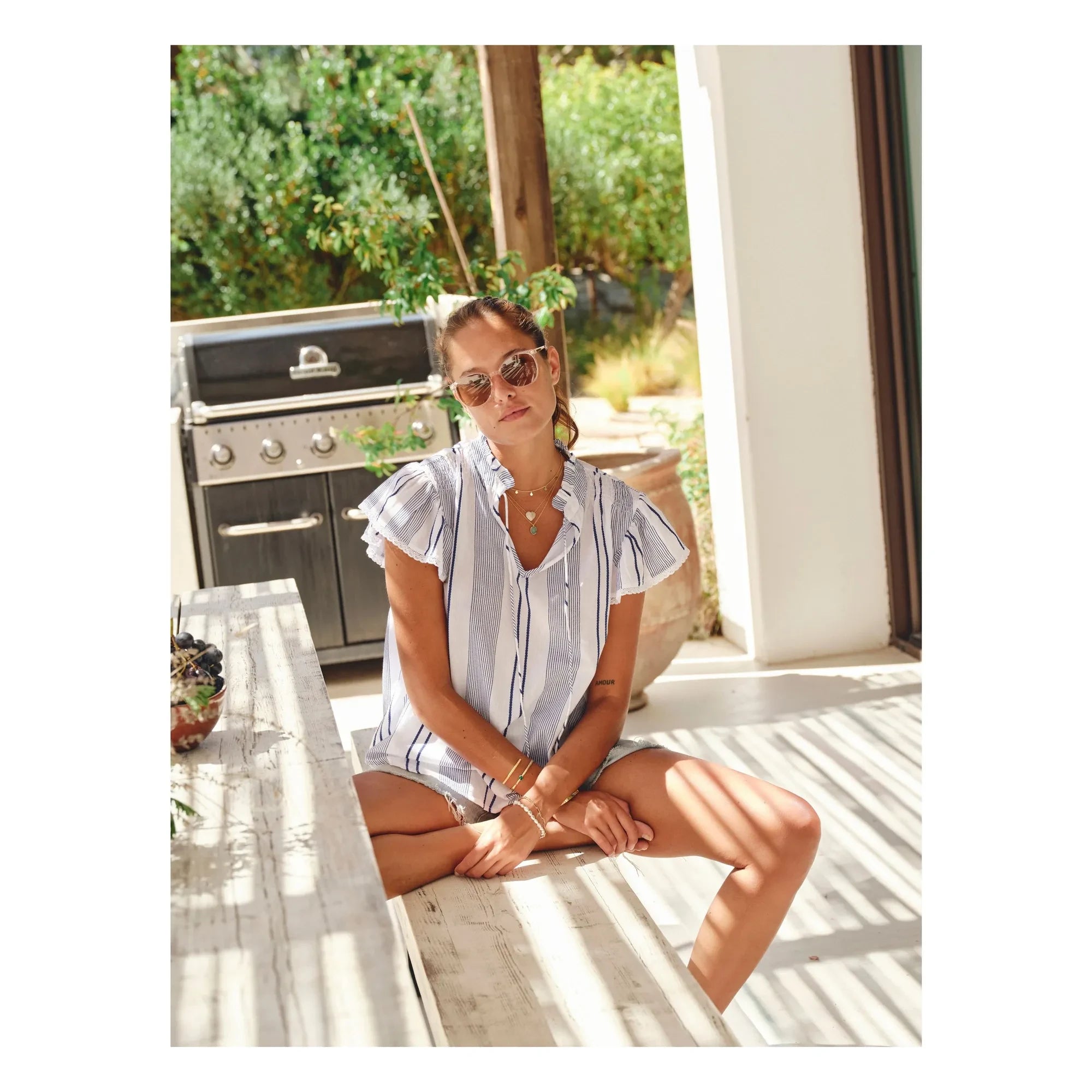 M.A.B.E. - Blusa Eleni | Azul