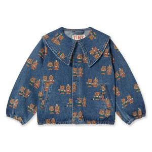 Tinycottons - Tea Room Denim Ceket | Mavi