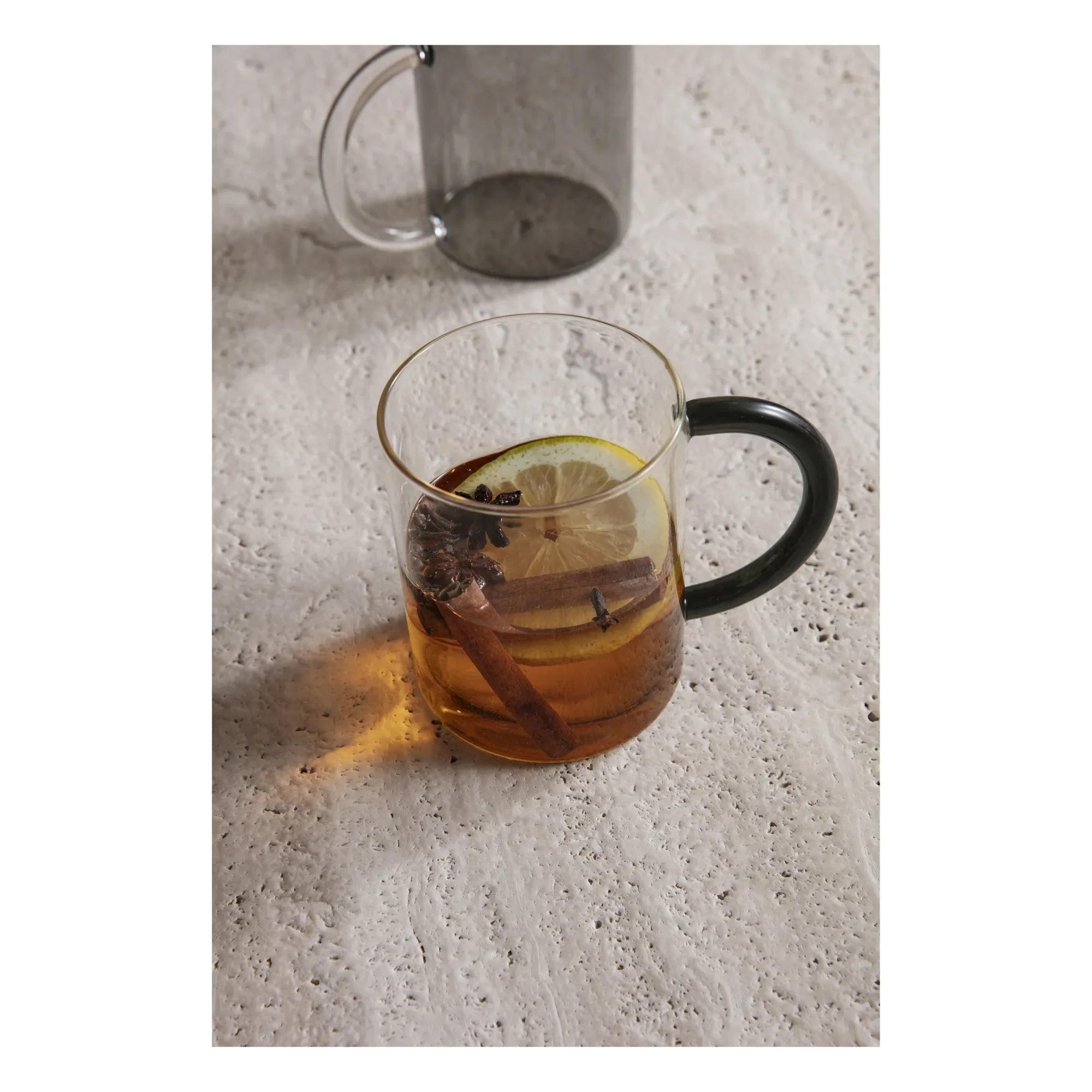 Ferm Living - Juego de 2 tazas transparentes