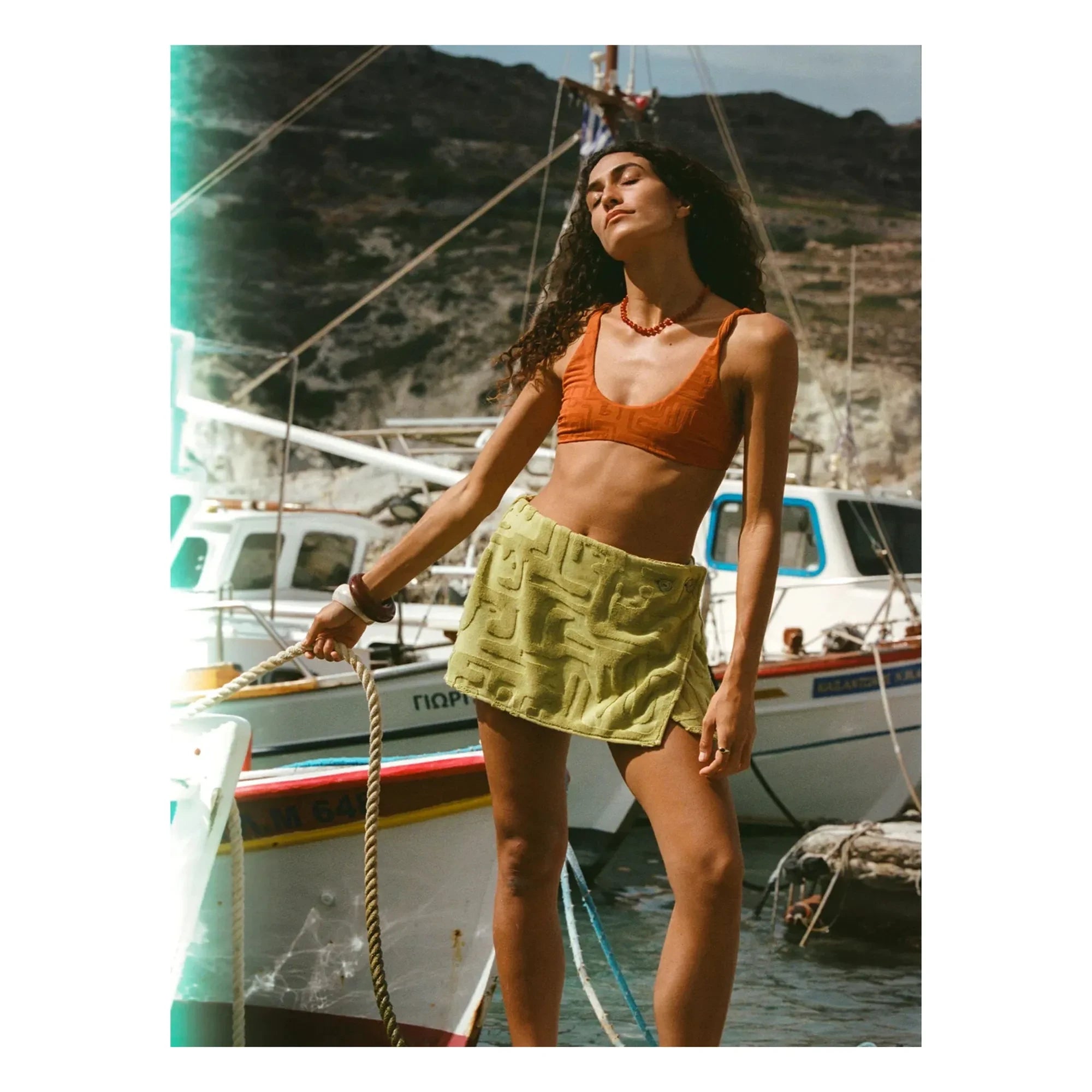 Soleil Soleil - Flo Jersey Top | Terracota