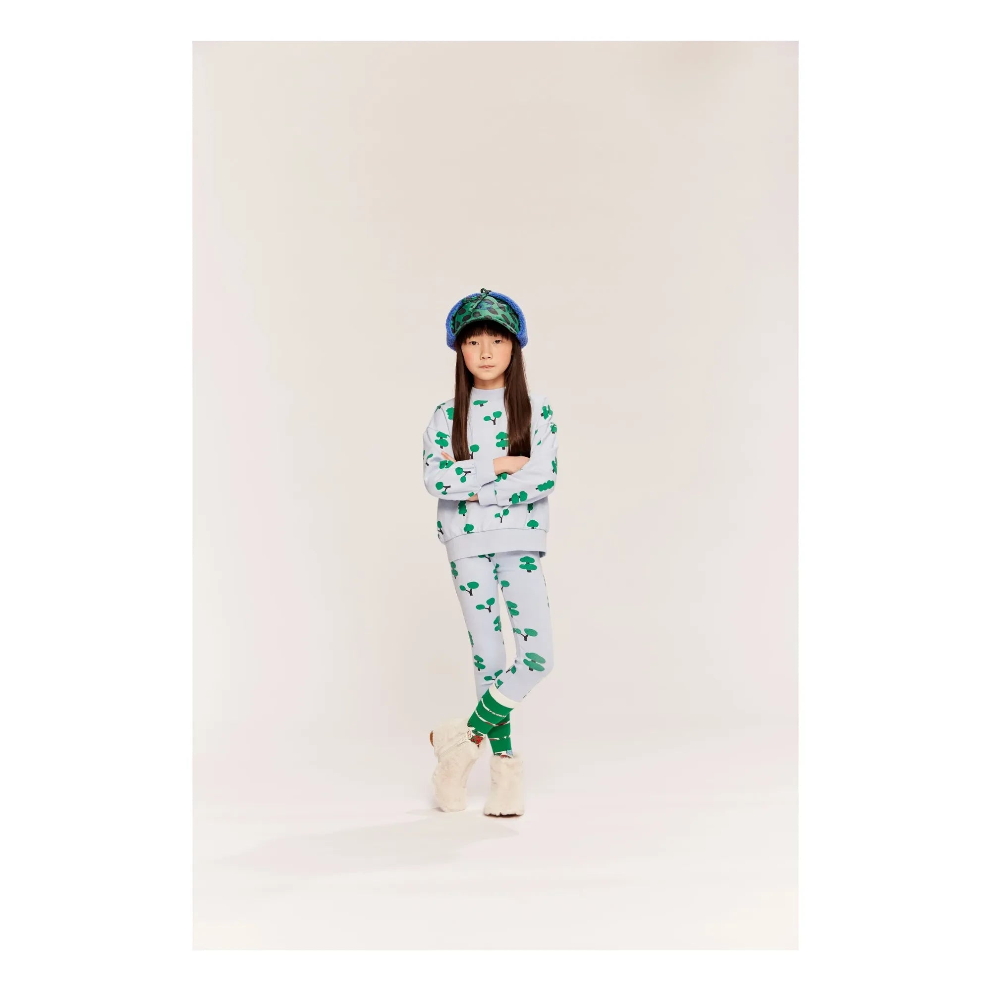 Wynken - Legging Lento Trees | Azul claro