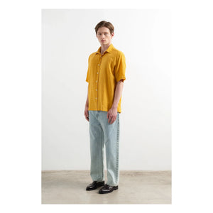Edmmond Studios - Camisa de manga corta color mostaza Straw Land
