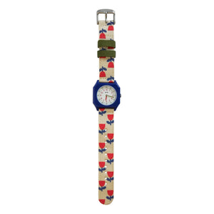 Mini Kyomo - Reloj Tulips - Mini Kyomo x Taxi Brousse | Rojo