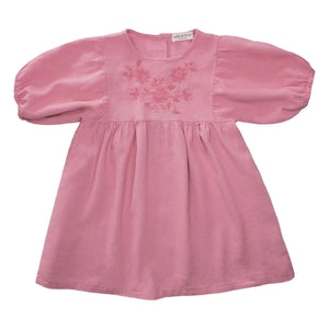 Babe & Tess - Vestido bordado Ada Lin | Ciruela