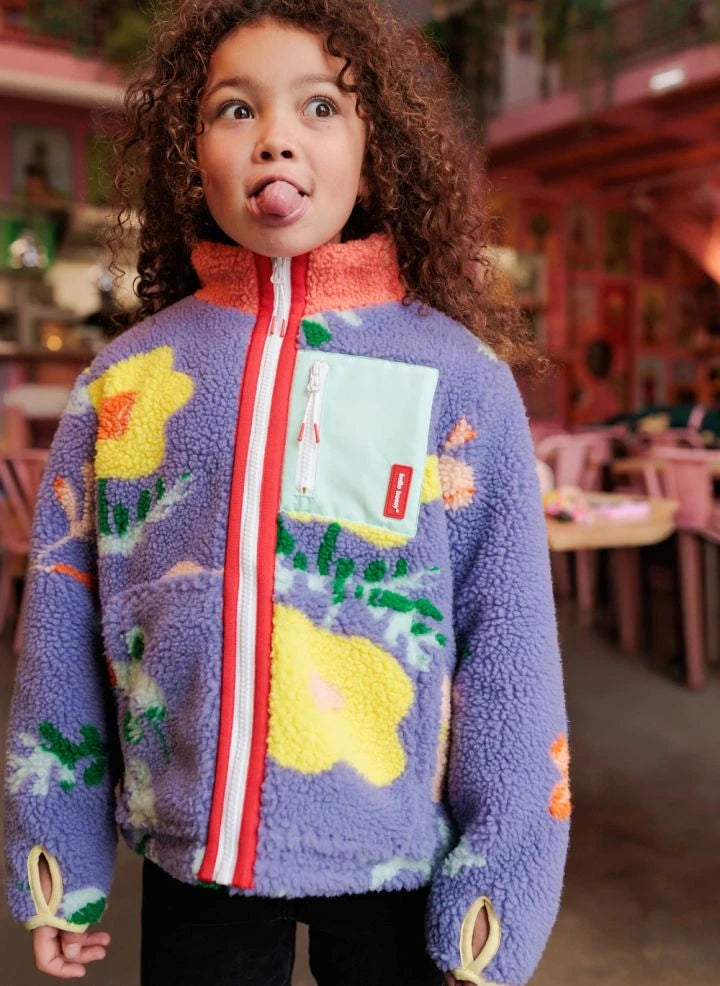 Hello Hossy - Chaqueta de forro polar con estampado floral | Mor